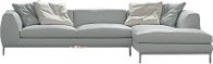 Divano angolare con chaiselong Flipper